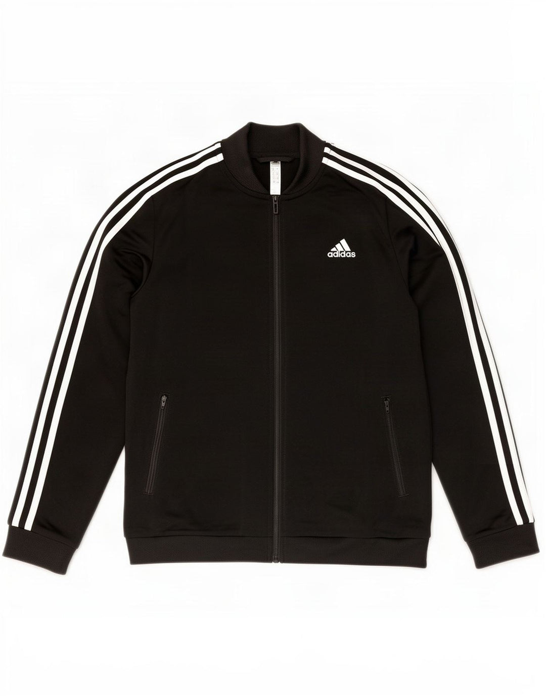 Giacca da tuta da donna Adidas UK 12/14 Medium Nero Poliestere