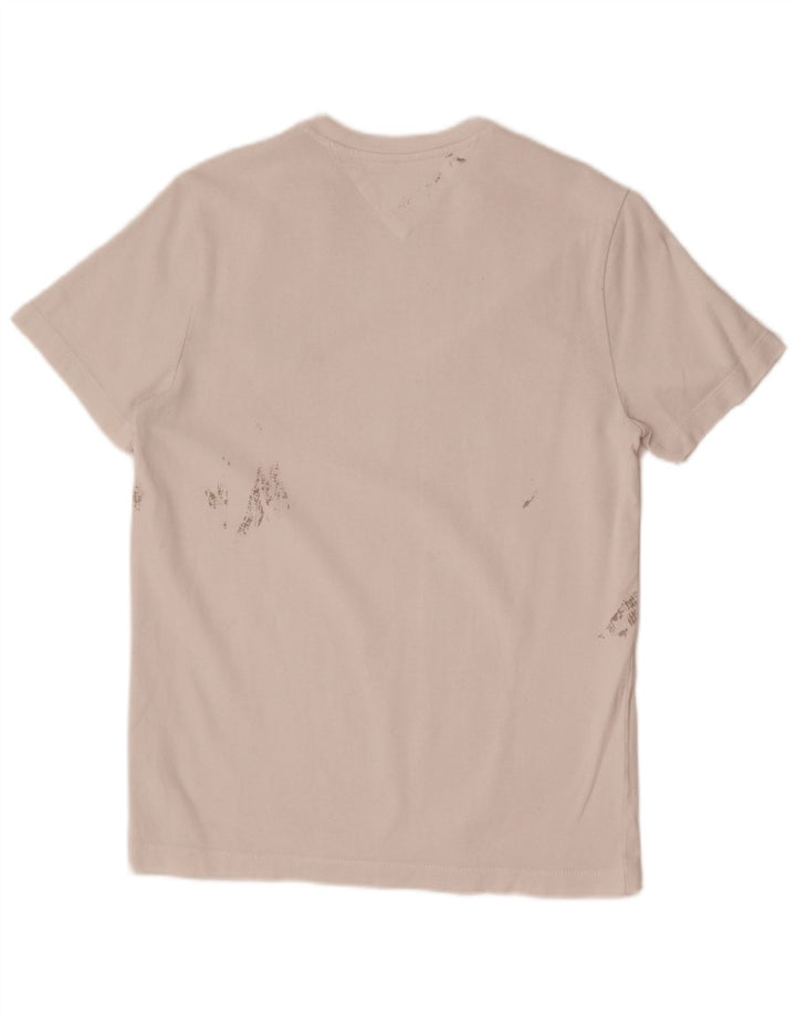 Tommy Hilfiger Mens Graphic T-Shirt Top XS White