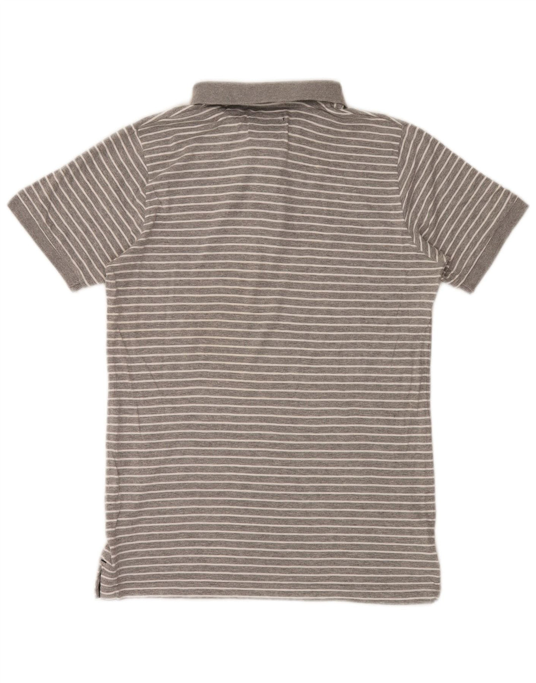 Woolrich Polo Homme Petit Gris Rayé Coton