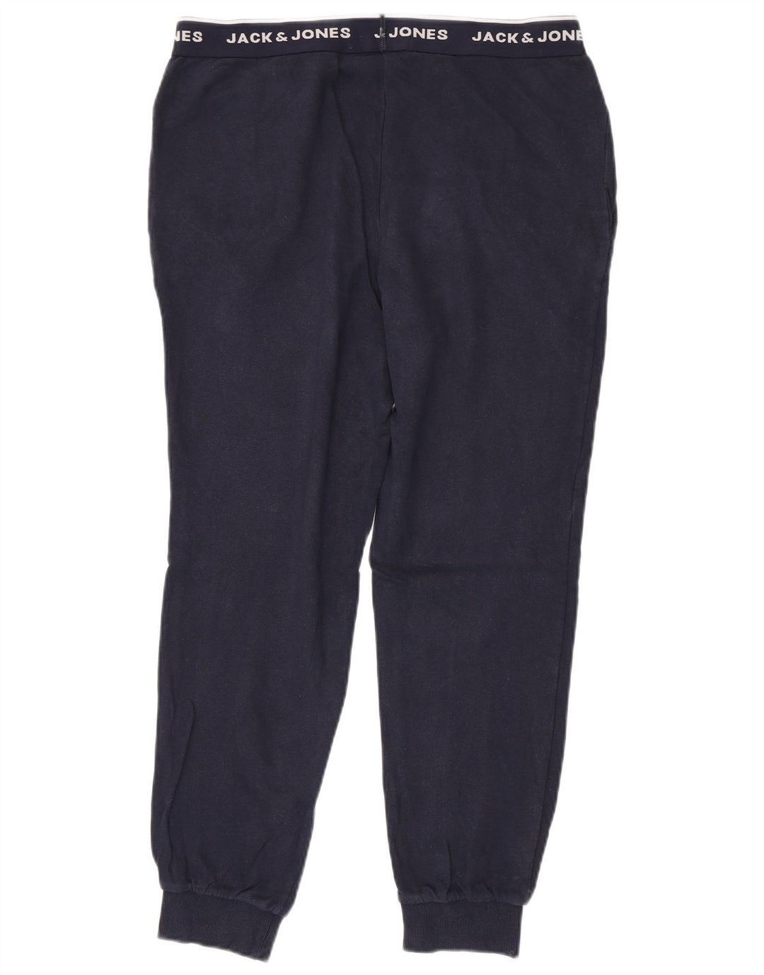 JACK & JONES Mens Graphic Tracksuit Trousers Joggers Medium Navy Blue