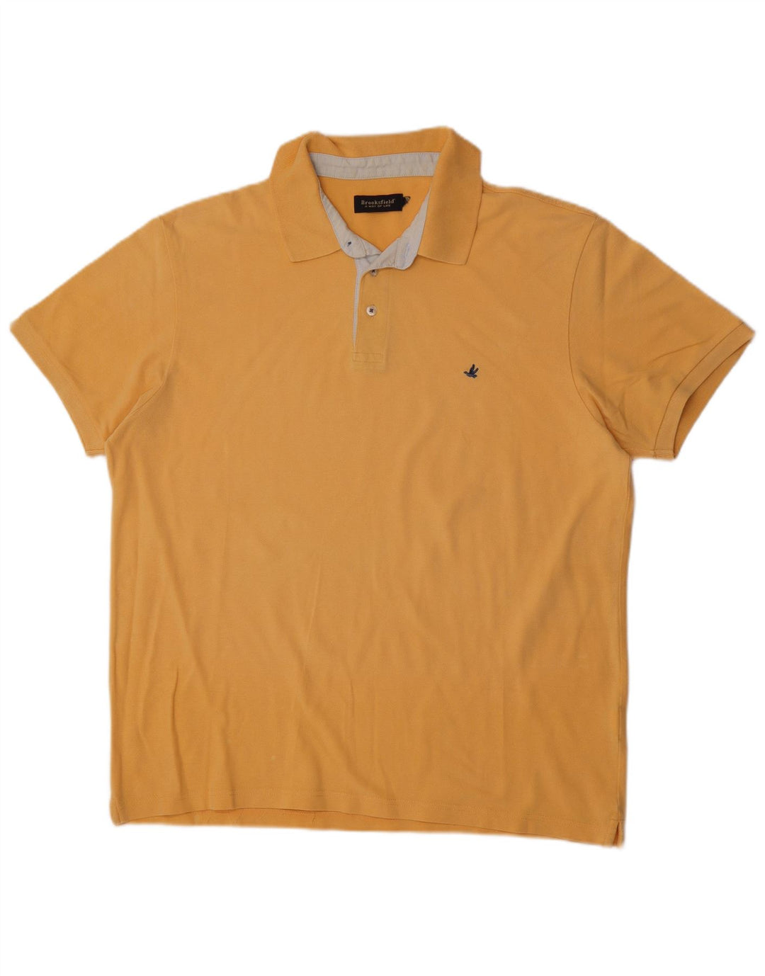 Męska koszulka polo Brooksfield XL w kolorze żółtym