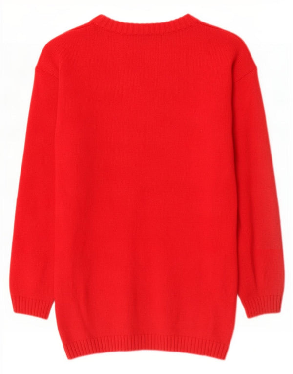Πουλόβερ Burberry Boys Boat Neck Jumper 13-14 Years Κόκκινο
