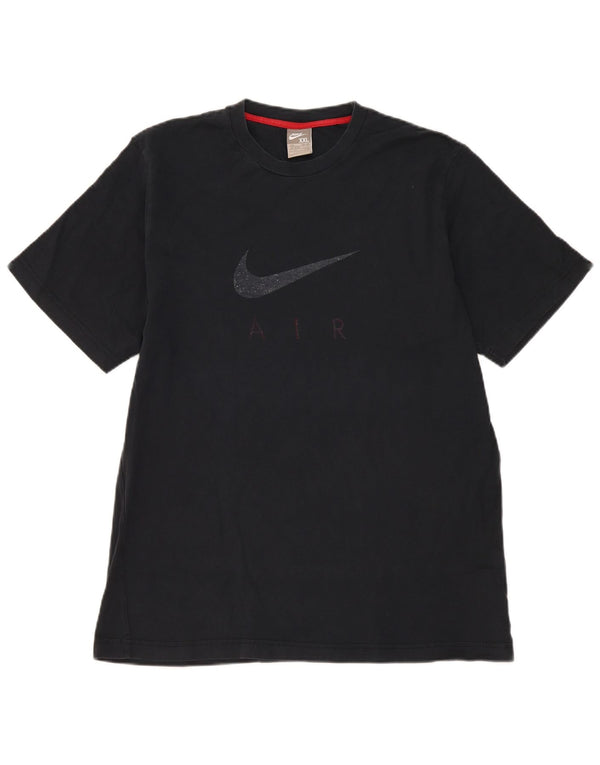 T-shirt grafica da uomo Nike Top UK 47/48 2XL cotone blu navy