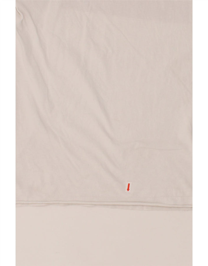 LEVI'S Mens Graphic T-Shirt Top Medium White Vintage Levi's and Second-Hand Levi's from Messina Hembry 