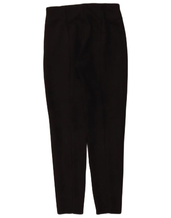 Zara Womens Skinny Casual Trousers Small W26 L27 Black Polyester