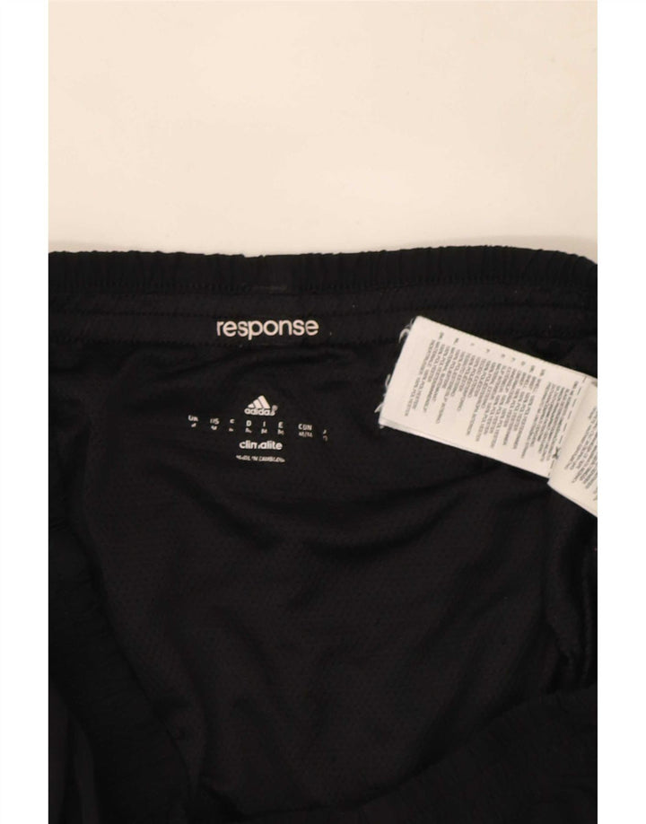 Pantaloncini sportivi Adidas Climalite da uomo medio poliestere nero