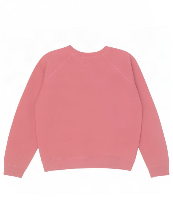 Jack Wills Dame Oversized Sweatshirt Jumper UK 8 Small Pink Bomuld