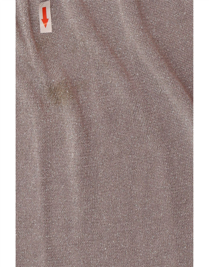 Zara Womens Long Sleeve Jumper Dress UK 12 Medium Grey