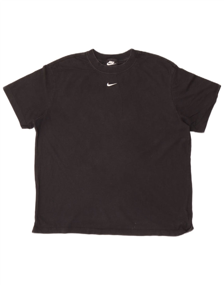NIKE T-shirt top mellem sort bomuld til mænd