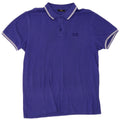 Tricou polo Cavalli pentru bărbați, bumbac albastru 2XL