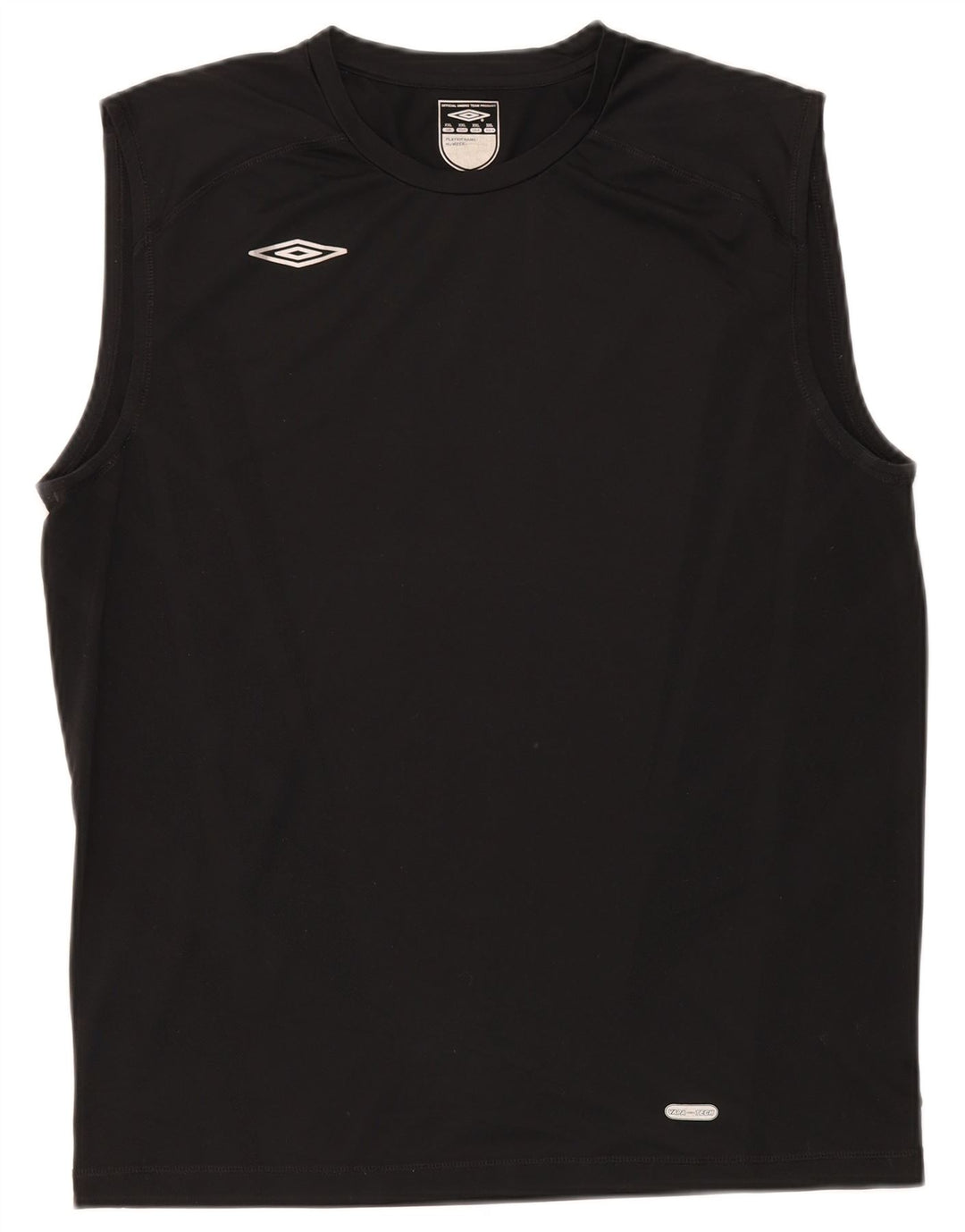 Canotta da uomo Umbro 2XL nera in poliestere