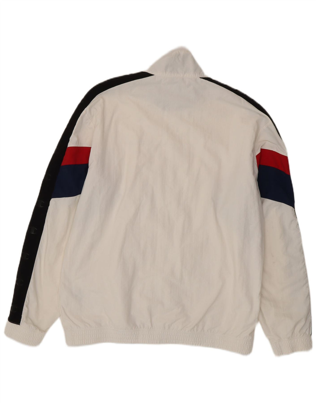 CHAMPION Grafisk træningsdragt til mænd Topjakke XL Hvid Colourblock Polyamid