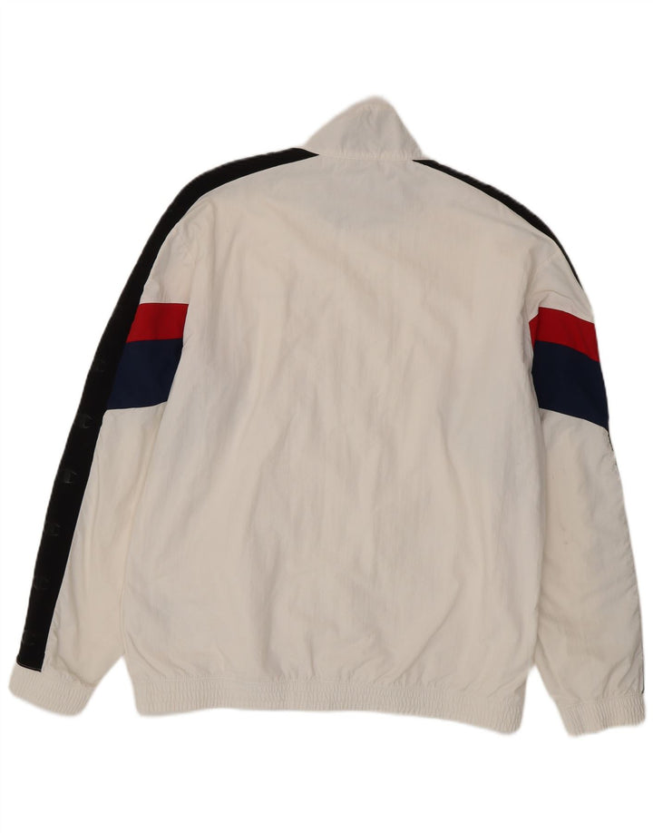 CHAMPION Grafisk træningsdragt til mænd Topjakke XL Hvid Colourblock Polyamid