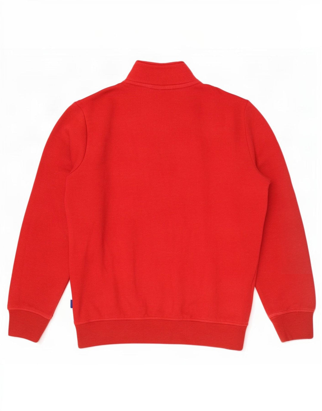 Superdry Sweat-Shirt Zip Neck Homme Rouge Moyen Coton