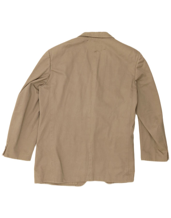 Marks & Spencer Veste blazer à 3 boutons pour homme UK 44 XL Kaki Coton