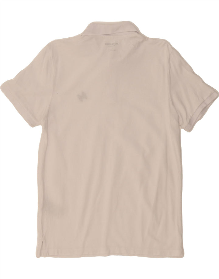JACK & JONES Mens Polo Shirt Large White Cotton Vintage Jack & Jones and Second-Hand Jack & Jones from Messina Hembry 