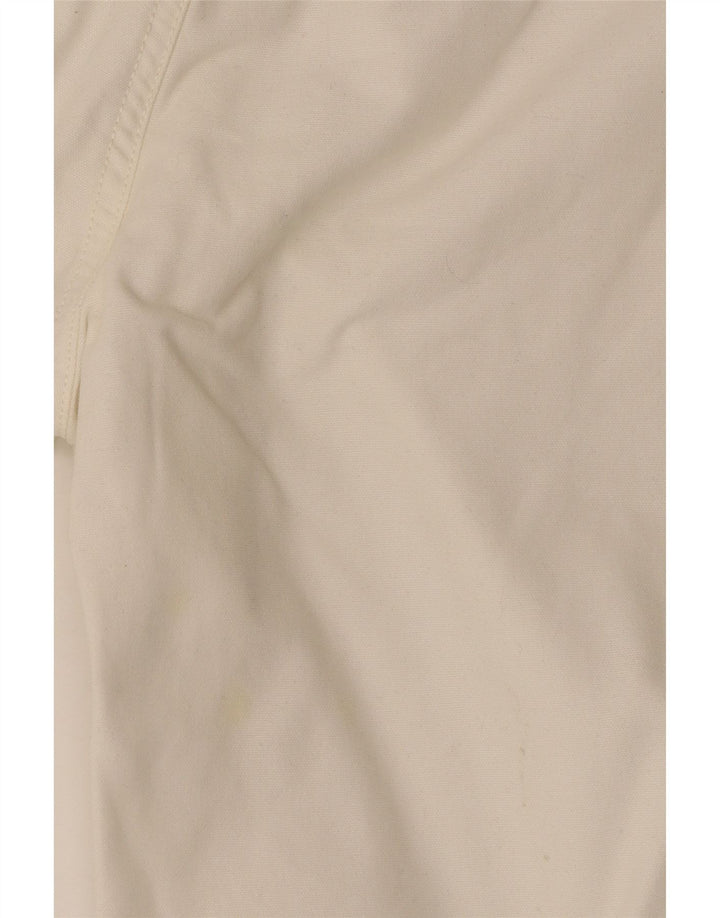 Nautica Mens Cargo Shorts W34 Large White Cotton