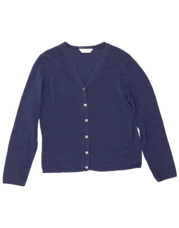 Marks & Spencer Γυναικεία ζακέτα Crop UK 14 Large Navy Blue
