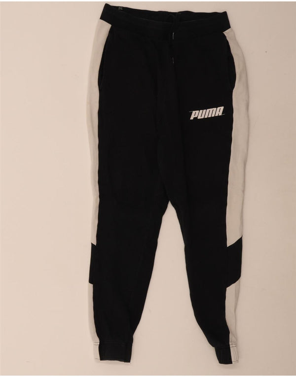 Puma Pantalon de Survêtement Joggers Homme Noir Large Colorblock