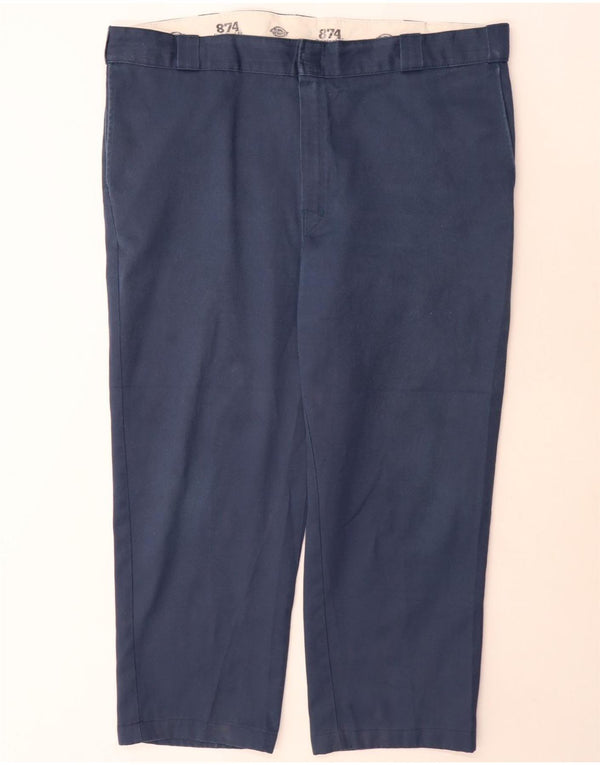 Dickies Mens 874 Eredeti Fit Straight Chino nadrág W44 L29 Sötétkék