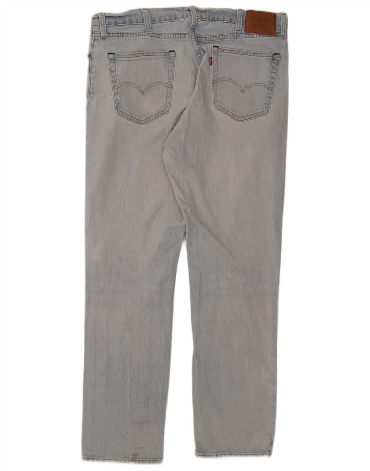 Levi's Mens 511 Distressed Slim Jeans W38 L32 kék pamut