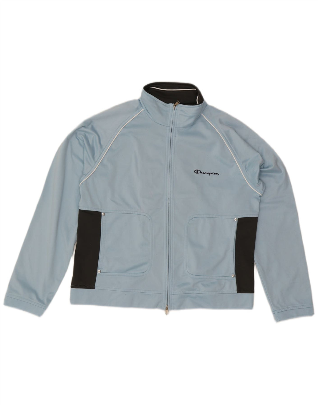 Giacca da tuta da donna Champion UK 16 Large Blu Colourblock Poliestere