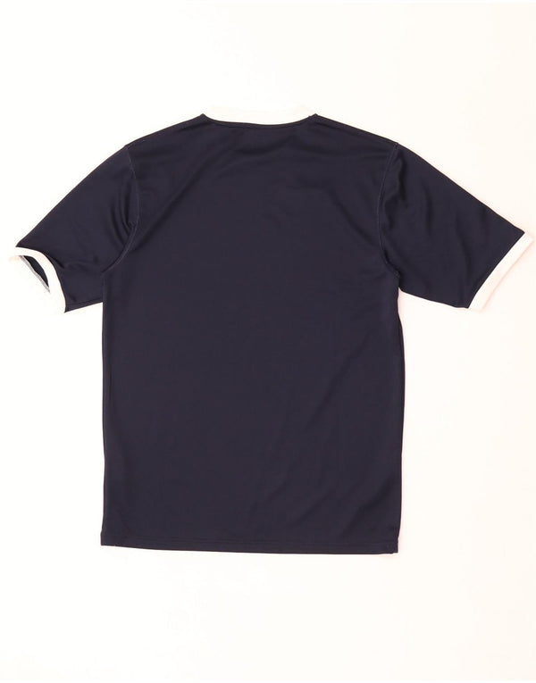 Camiseta Umbro Hombre Top Small Azul Marino Colorblock Poliéster