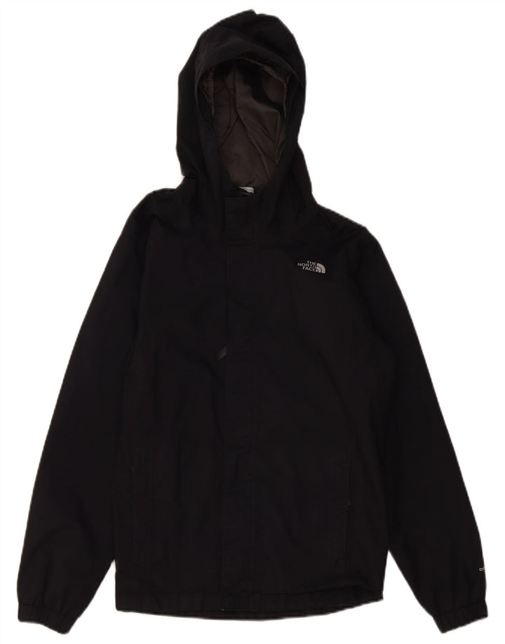 The North Face Boys Regnjakke med hætte 11-12 år Stor sort polyester