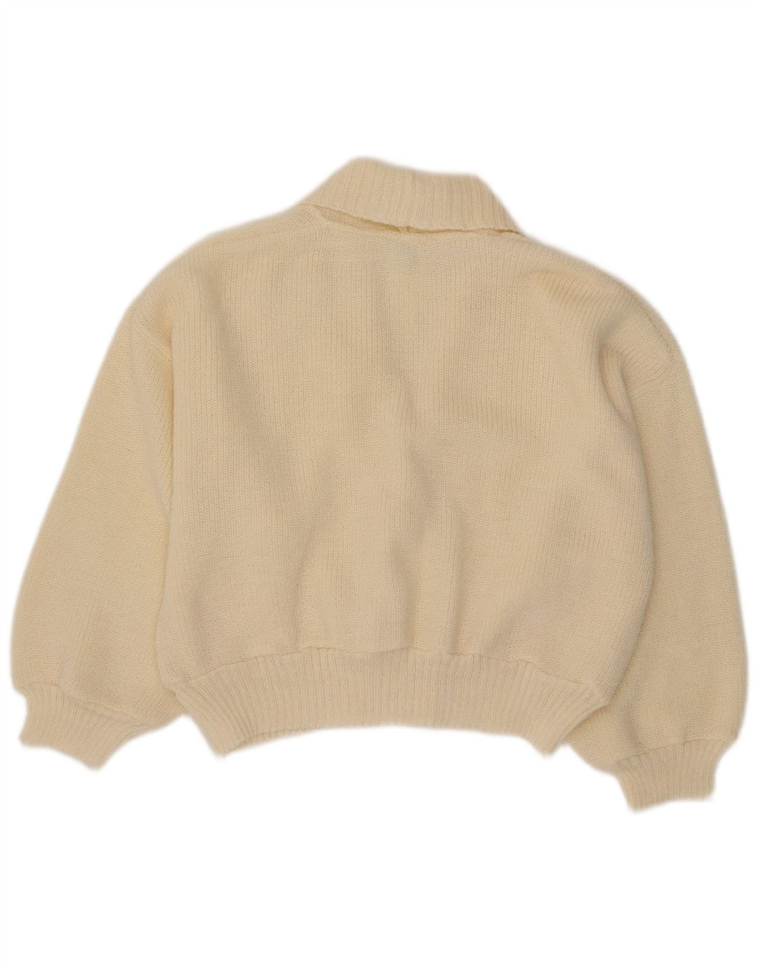 Pulover cardigan supradimensionat pentru femei Creation IT 40 mic acrilic alb murdar