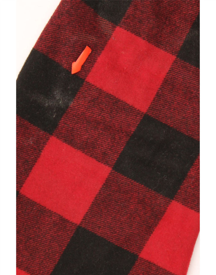 Мужская фланелевая рубашка Nike Lumberjack XL из шерсти красного цвета в мелкую клетку