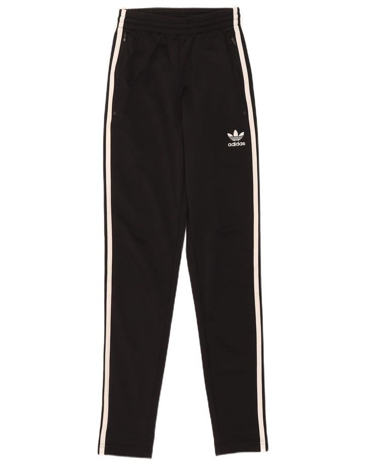 Adidas Womens Tracksuit Trousers UK 4 XS Black Polyester
