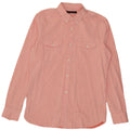 French Connection Mens Shirt Medium Pink Cotton