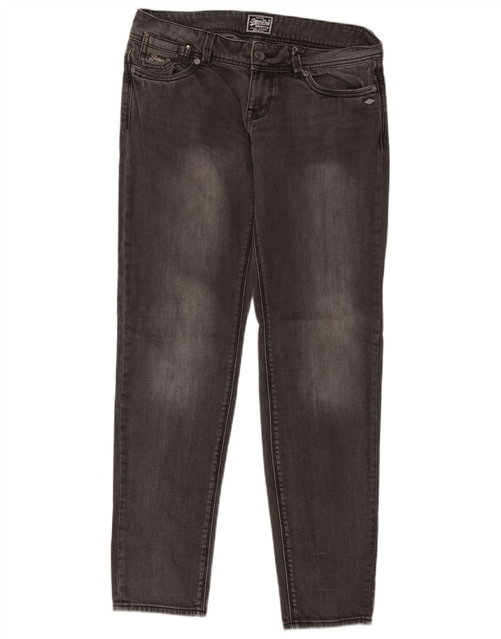 Superdry Womens Slim Jeans W29 L32 Grey Cotton