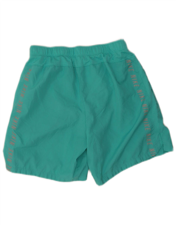 Pantaloni scurți sport Nike Dri Fit Graphic pentru bărbați, turcoaz mediu