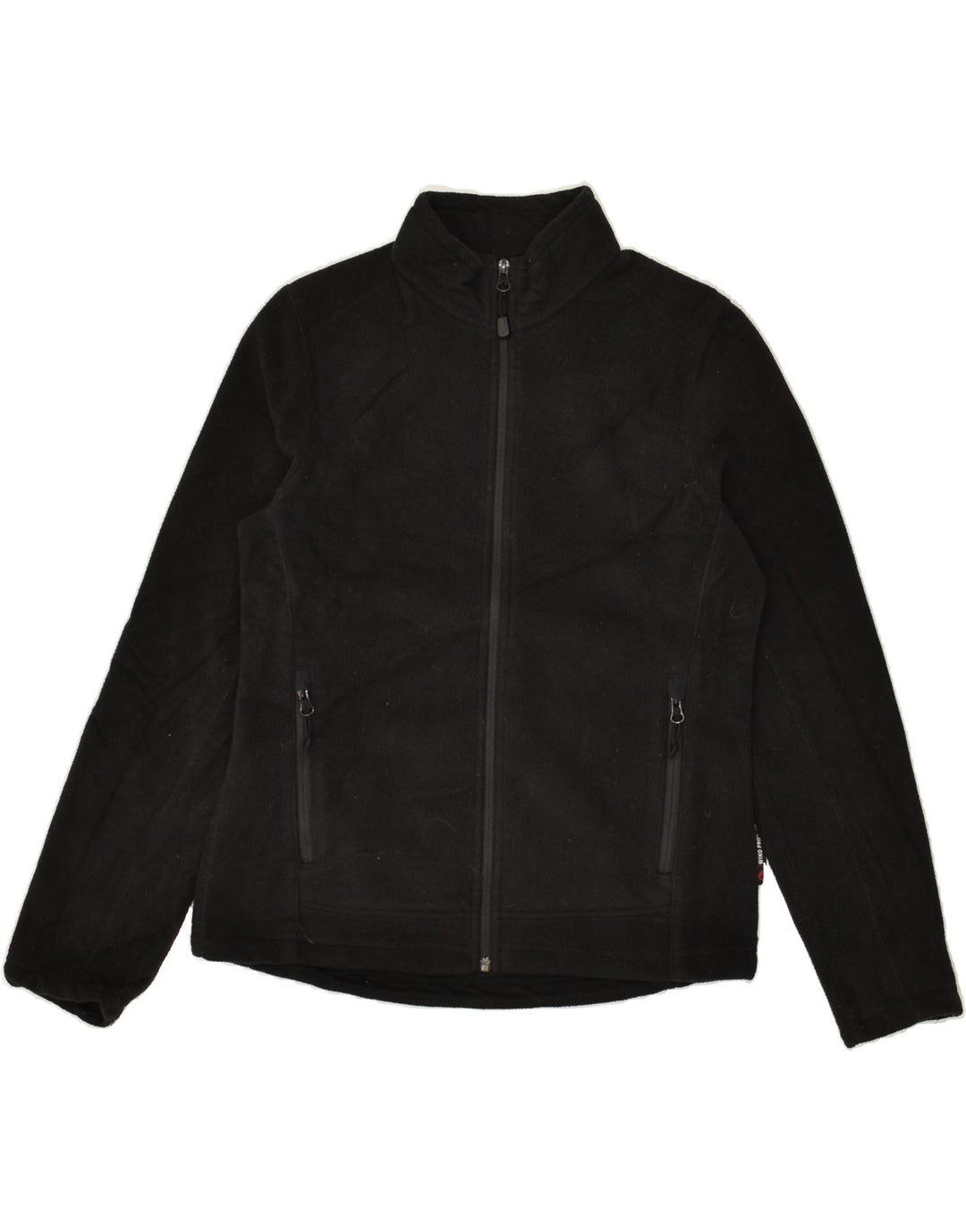 EDDIE BAUER Womens Fleece Jacket UK 10 Small Black Polyester | Vintage Eddie Bauer | Thrift | Second-Hand Eddie Bauer | Used Clothing | Messina Hembry 
