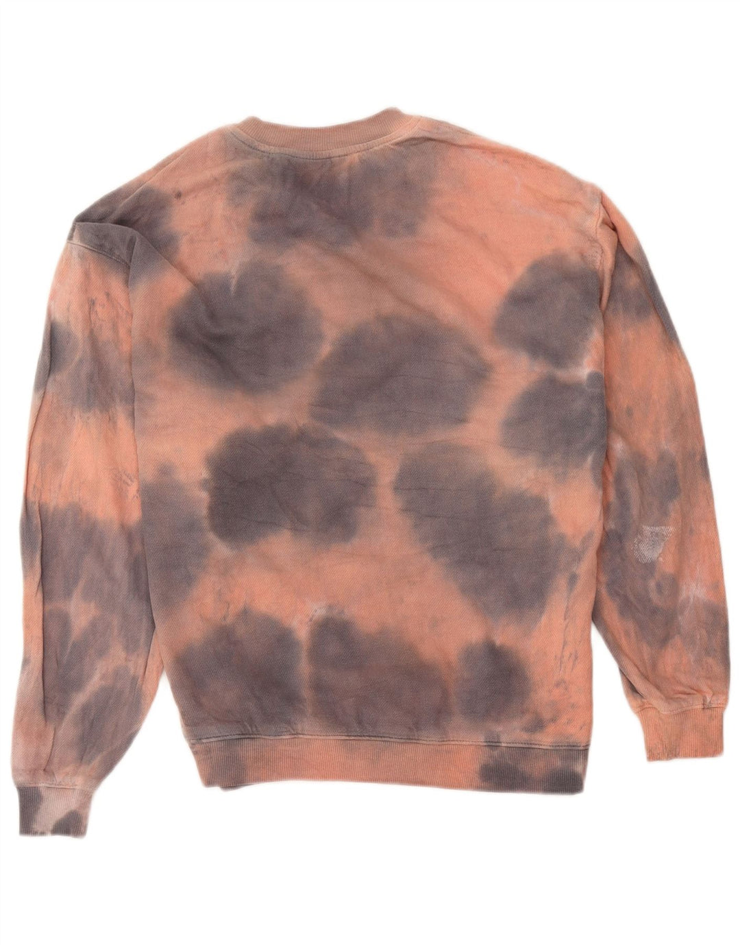 Zara Mens Graphic Loose Fit Sweatshirt Jumper Small Multicoloured Tie Dye