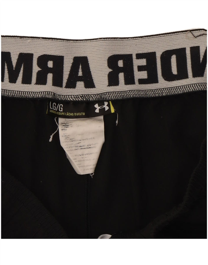 UNDER ARMOUR Mens Graphic Sport Shorts Large  Black