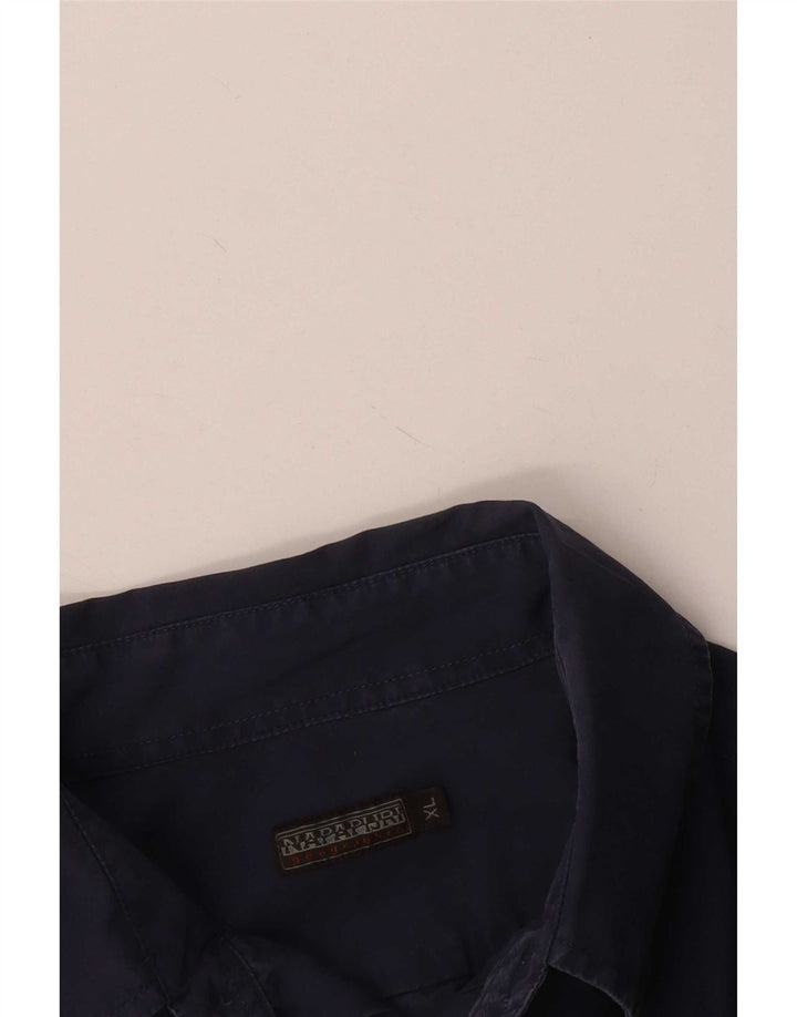Napapijri Mens Geographic Shirt XL Navy Blue