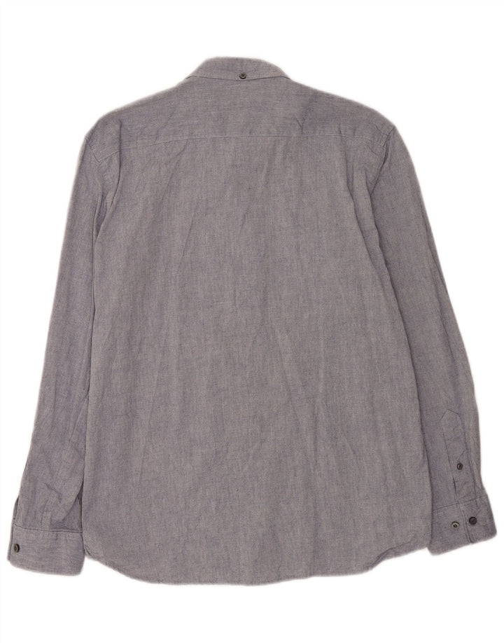 French Connection Chemise Homme Large Bleu Coton