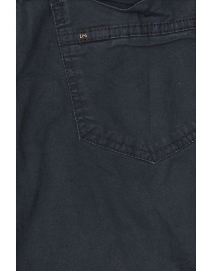 LEE Womens Cargo Shorts US 12 Large W32 Navy Blue Cotton Classic Vintage Lee and Second-Hand Lee from Messina Hembry 