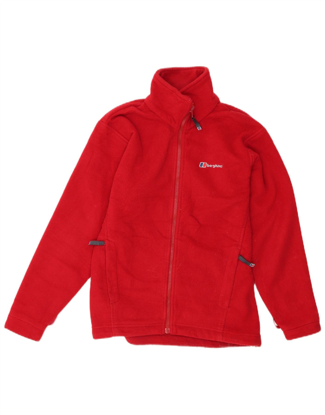 BERGHAUS Womens Fleece Jacket UK 10 Small Red Polyester
