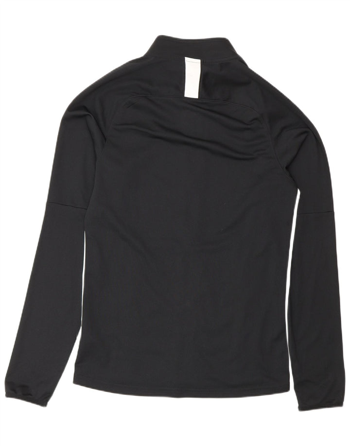 Męska kurtka dresowa Nike Dri Fit, mała, czarna, poliestrowa z blokami kolorów