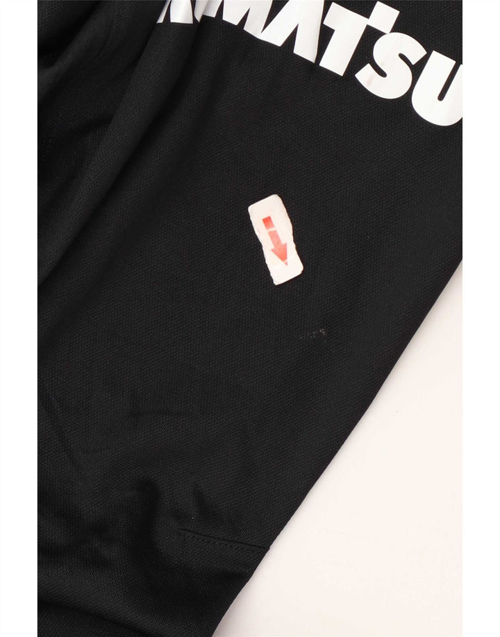Pantaloni da tuta grafica Nike da uomo in poliestere color block medio nero