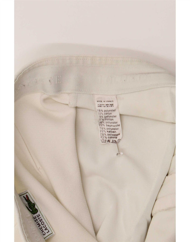 Lacoste Herreshorts Størrelse 4 Medium W30 Hvid Polyester
