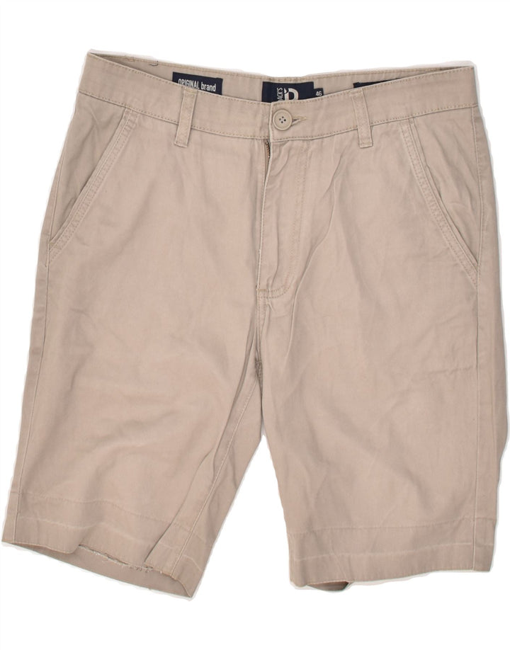 DACK'S Mens Regular Fit Chino Shorts IT 46 Small W33 Beige Cotton | Vintage Dack's | Thrift | Second-Hand Dack's | Used Clothing | Messina Hembry 