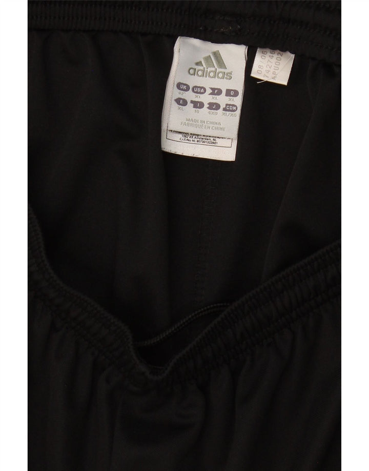 ADIDAS Mens Climalite Graphic Sport Shorts Medium Black Polyester Vintage Adidas and Second-Hand Adidas from Messina Hembry 