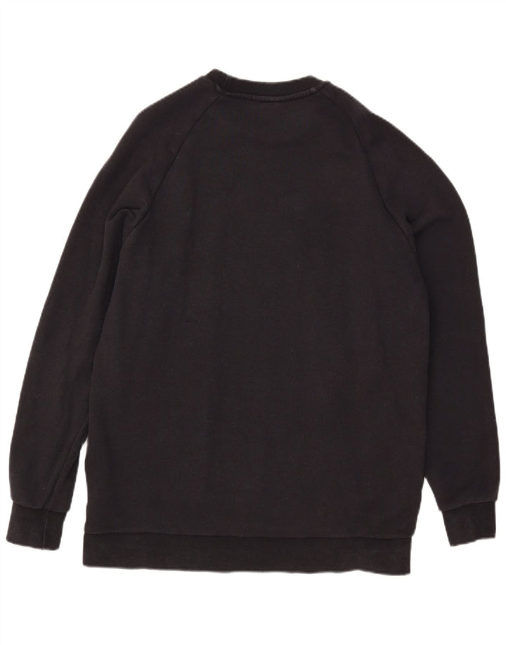 Adidas grafisk sweatshirt til mænd, stor sort bomuld