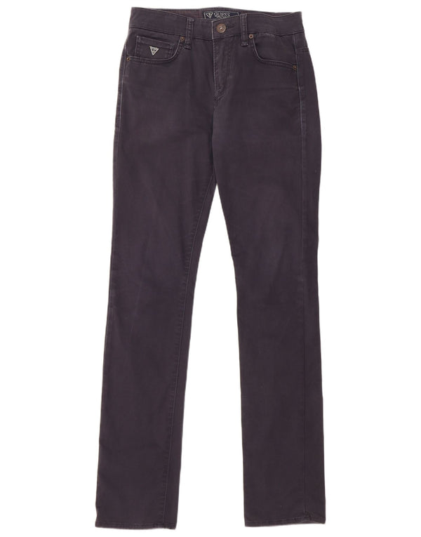 Guess Mens Slim alkalmi nadrág W28 L34 sötétkék pamut
