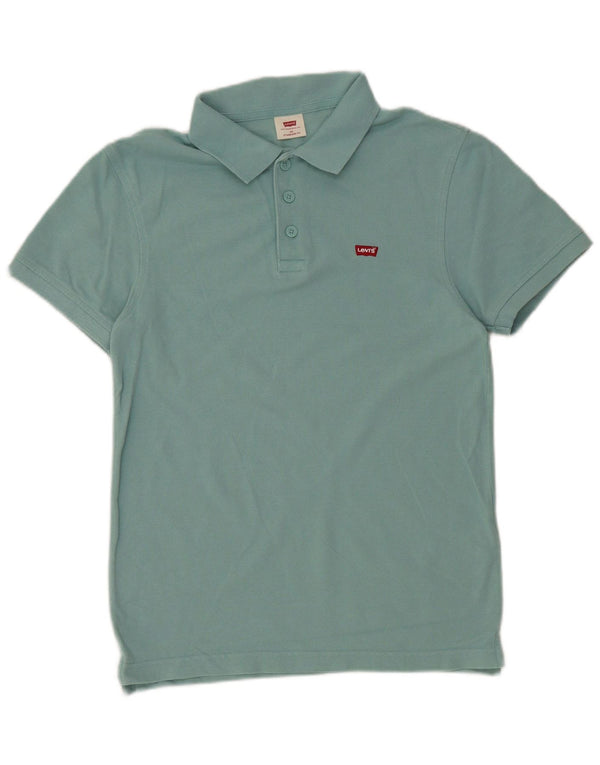 Levi's Mens Standard Fit Polo Shirt XS Blue Cotton