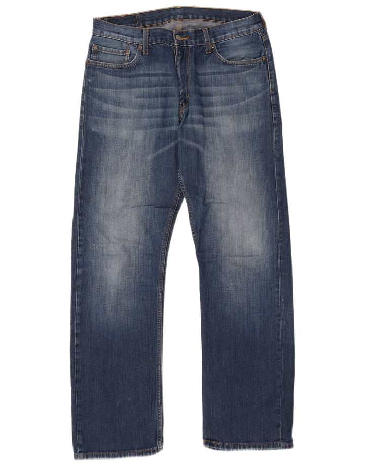 Levi's Mens 514 Straight Jeans W36 L34 Blue Cotton
